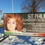 Winnipeg School Portable Signs
